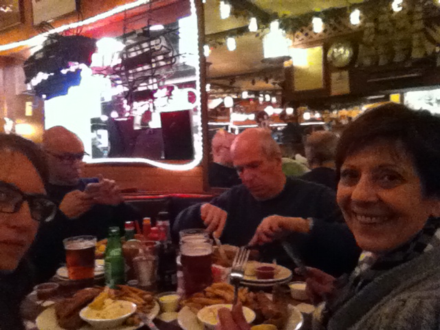 Dinner at Fishermans' Wharf