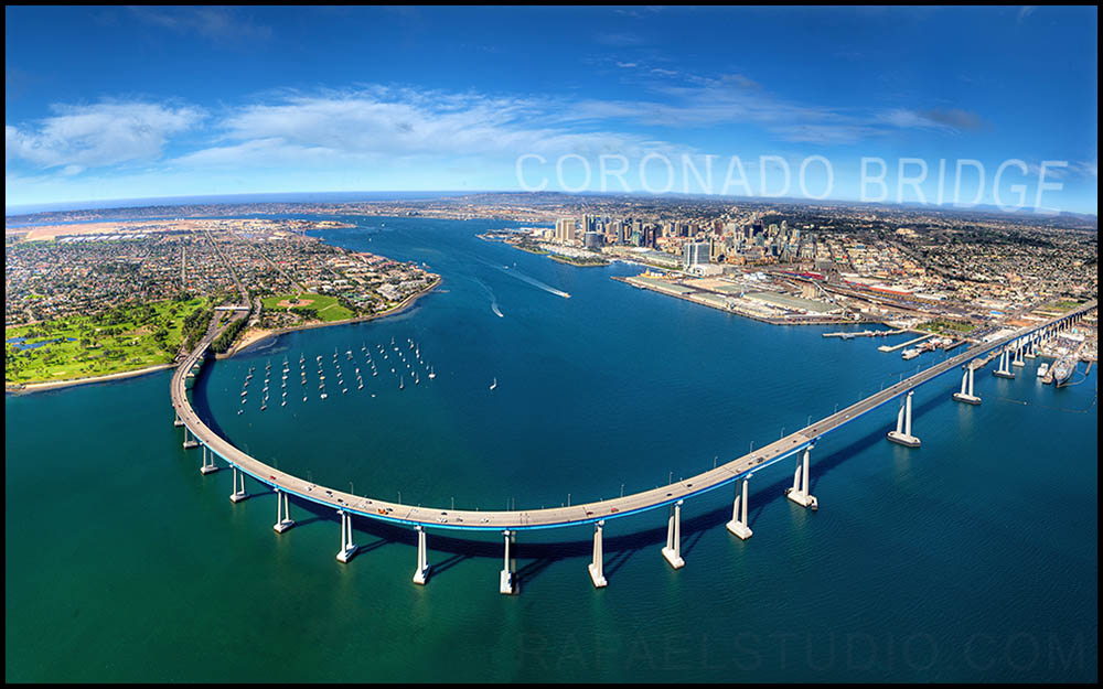 Coronado Bridge Aerial Photo